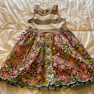 Matilda Jane perchance to dream dress once upon a time 4 tank floral stripes